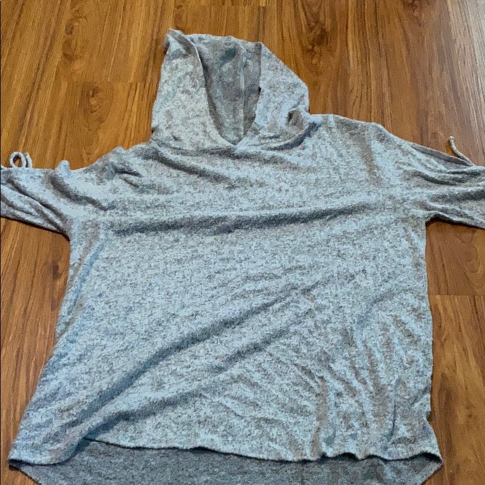 Really soft sweater open shoulder